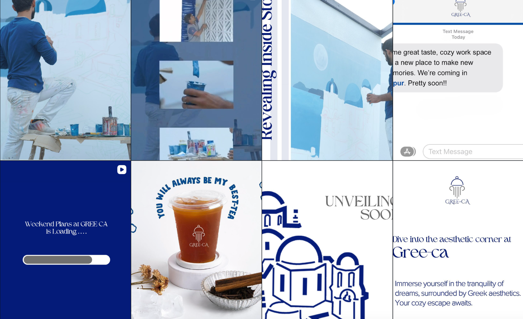 Asthetic Social Media Grid
