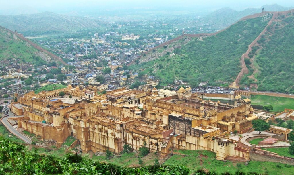 Aerial View of Amer Fort